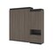 Bestar Orion Queen Murphy Bed and Storage Cabinet with Pull-Out Shelf (95W), Bark Gray & Graphite 116888-000047 - alternate 1